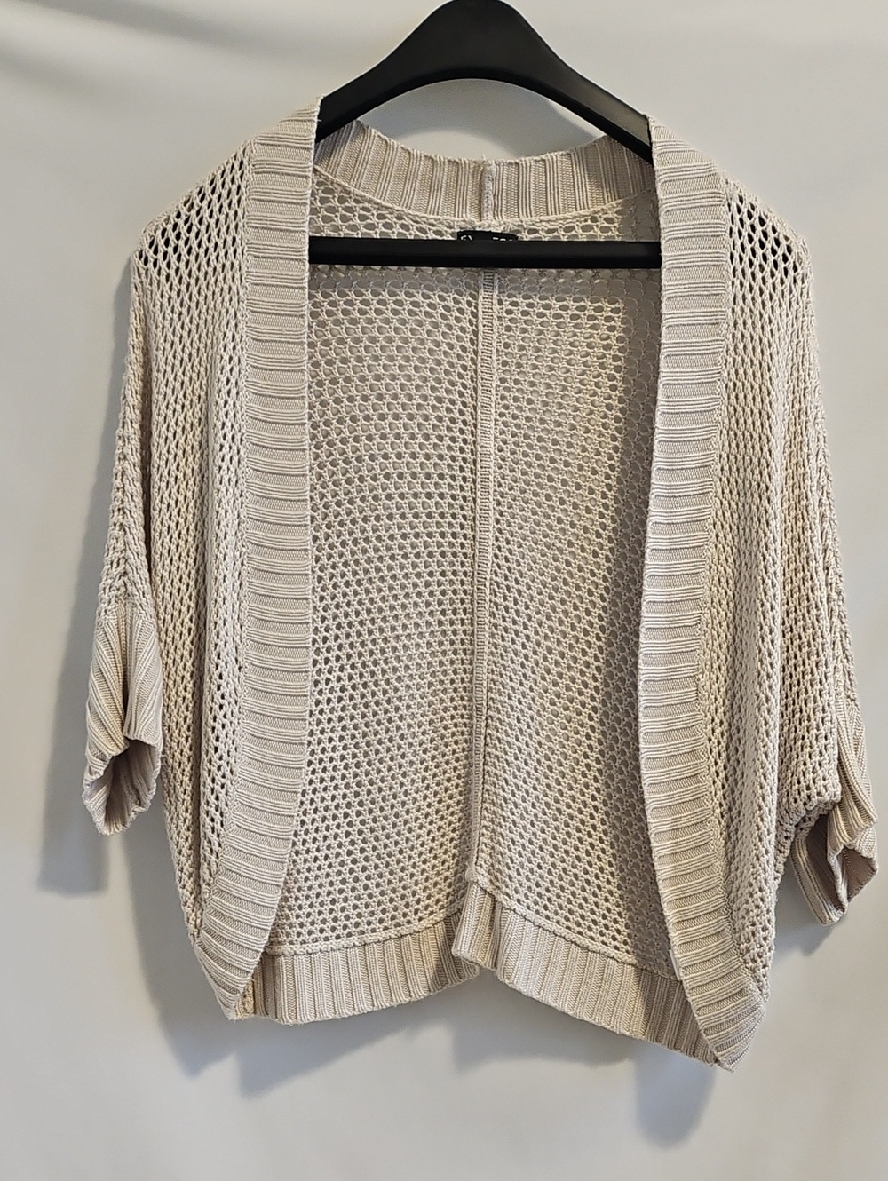 Express Open-Weave Cream Women's Cardigan Sweater Size M